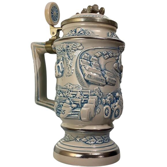 Racing Car Stein (Early Production), Made in Brazil 7448/300,000 Winner's Circle - Picture 1 of 6